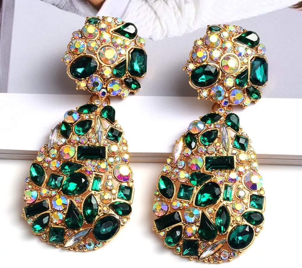 Emerald Drop Earrings